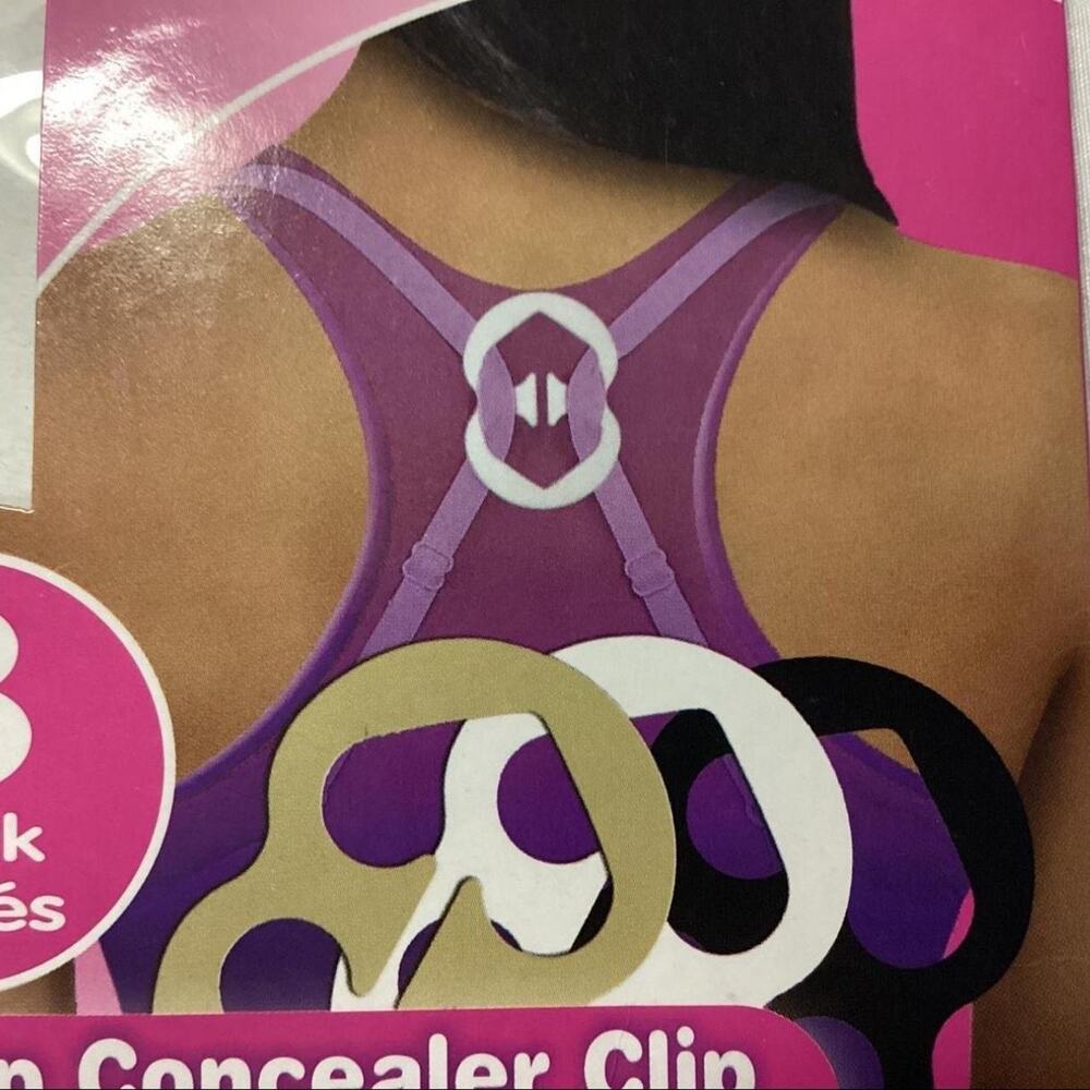 Glamourlines Strap Concealer Clip, 3 pack